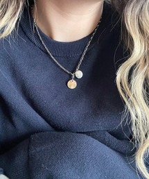 aremoi（アレモイ）の「【aremoi / アレモイ】ツインシェル メタルチェーンネックレス（ネックレス）」