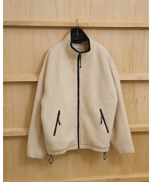 TODAYFUL（トゥデイフル）の「TODAYFUL Wool Boa Zip Jacket 12520205（その他アウター・レディース・グレー/オフホワイト・38/36）」の2枚目の写真