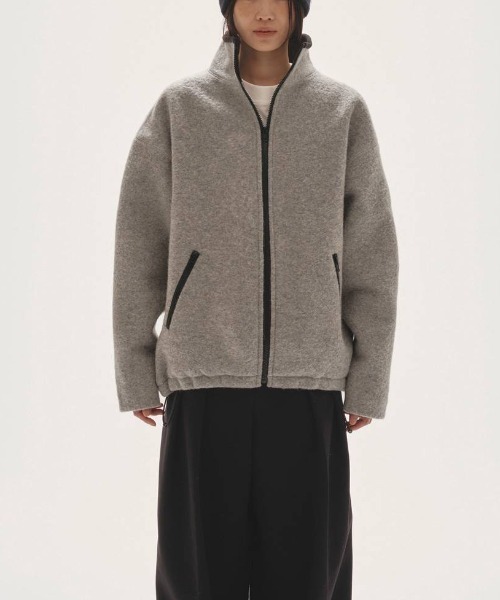 ジャケット・アウター Wool Zip Blouson 38 TODAYFUL TODAYFUL Wool Boa Zip Jacket 12520205（その他アウター）｜TODAYFUL