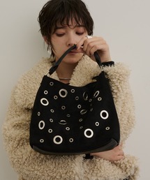 DFFUR. | メタルアクセントスエードバッグ(ショルダーバッグ)