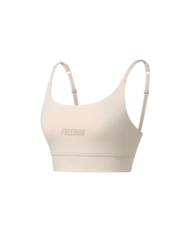 FREEDOM（フリーダム）の「ウィメンズスモールロゴブラトップ（ベージュ）（チューブトップ）」
