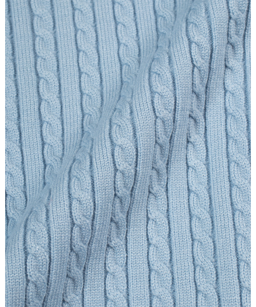 MOAA（モア）の「ケーブルボタンアップカーディガン(SKY BLUE)（カーディガン/ボレロ・レディース・その他・SMALL/MEDIUM）」の4枚目の写真