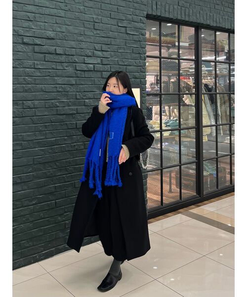 MUSINSA STANDARD WOMAN（ムシンサスタンダードウーマン）の「レディースカシミアブレンドダブルチェスターロングコート[ブラック]（チェスターコート・レディース・その他・SMALL/MEDIUM/LARGE/X-SMALL）」の20枚目の写真
