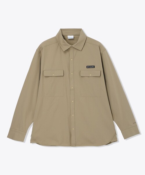 Columbia（コロンビア）の「Columbia／メンズ バルディビアリッジ シャツ UVカット 速乾／コロンビア（シャツ/ブラウス・メンズ・ブラック/グレー/ベージュ・S/L/XL/M）」の2枚目の写真