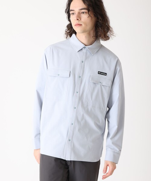 Columbia（コロンビア）の「Columbia／メンズ バルディビアリッジ シャツ UVカット 速乾／コロンビア（シャツ/ブラウス・メンズ・ブラック/グレー/ベージュ・S/L/XL/M）」の3枚目の写真