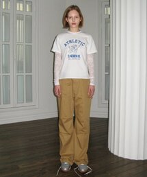 SINOON（シヌーン）の「OUT-POCKET CARPENTER PANTS (OLIVE BEIGE)（その他パンツ）」