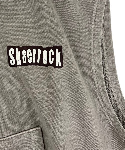 SK8ER ROCK(スケーターロック)の「Pigment Hood Zip-up Vest Stone beige(ベスト・レディース・その他・FREE)」の4枚目の写真