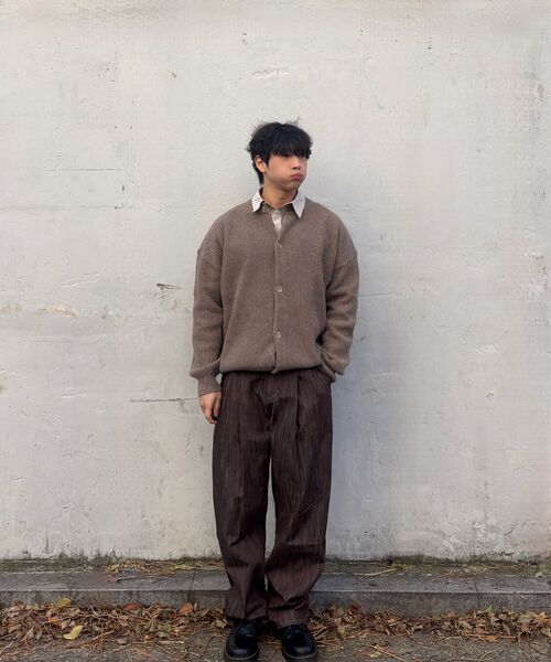 XERO（ゼロ）の「Clean Denim Deep Two Tuck Vertical Pants [Brown]（デニムパンツ・メンズ・その他・SMALL/X-LARGE/LARGE/MEDIUM）」の11枚目の写真