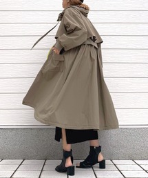 Q | リブドッキングミリタリーコート(ミリタリージャケット)