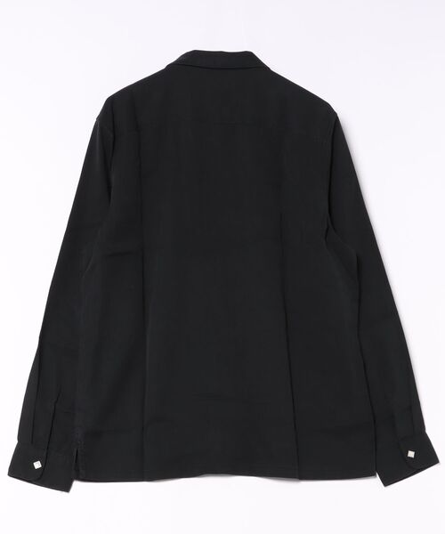 ALLSAINTS(オールセインツ)の「AKAN LONG SLEEVE EMBROIDERED SHIRT | AKAN 長袖 刺繍 シャツ(シャツ/ブラウス・メンズ・ブラック系その他・S/M/XS)」の8枚目の写真