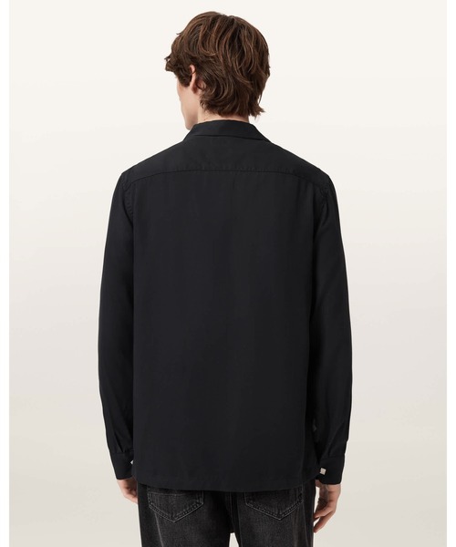 ALLSAINTS(オールセインツ)の「AKAN LONG SLEEVE EMBROIDERED SHIRT | AKAN 長袖 刺繍 シャツ(シャツ/ブラウス・メンズ・ブラック系その他・S/M/XS)」の6枚目の写真