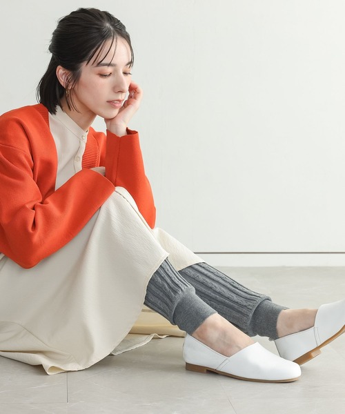 n'OrLABEL（ノアールレーベル）の「『ケーブルニットレギンス』（レギンス/スパッツ・レディース・杢グレー/ブラック・1/2）」の7枚目の写真