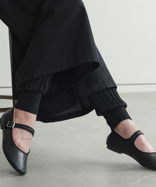 n'OrLABEL（ノアールレーベル）の「『ケーブルニットレギンス』（レギンス/スパッツ・レディース・杢グレー/ブラック・1/2）」の12枚目の写真