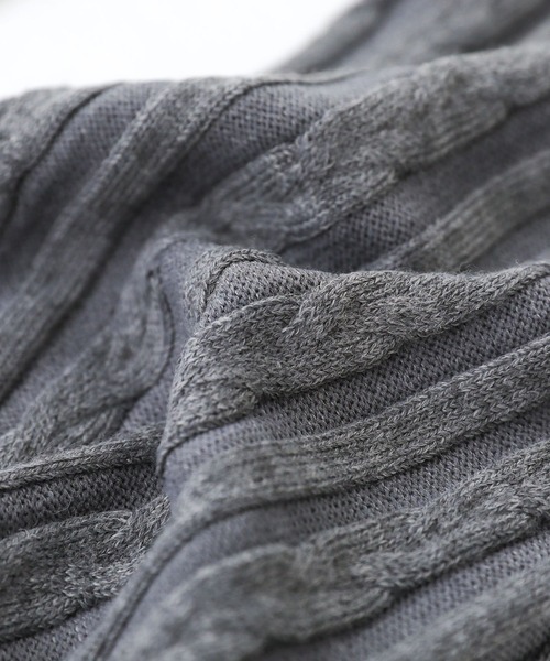 n'OrLABEL（ノアールレーベル）の「『ケーブルニットレギンス』（レギンス/スパッツ・レディース・杢グレー/ブラック・1/2）」の16枚目の写真