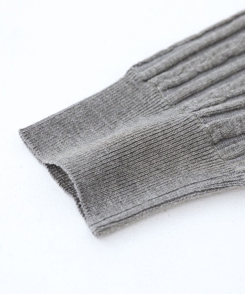 n'OrLABEL（ノアールレーベル）の「『ケーブルニットレギンス』（レギンス/スパッツ・レディース・杢グレー/ブラック・1/2）」の19枚目の写真