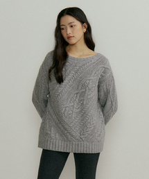 fishermans knot knit-melange
