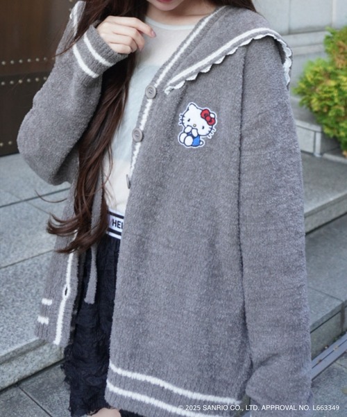 HELLO KITTY】ハローキティコラボ もこもこニット セーラー