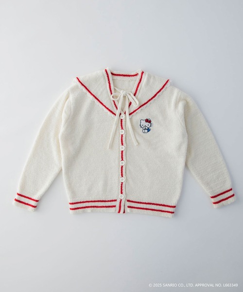 セール】【HELLO KITTY】ハローキティコラボ もこもこニット セーラー