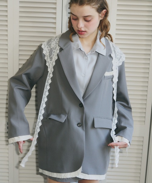 idem（イデム）の「idem big lace scarf  / マルチウェイビッグレーススカーフ（ストール/ショール・レディース・ホワイト・FREE）」の13枚目の写真