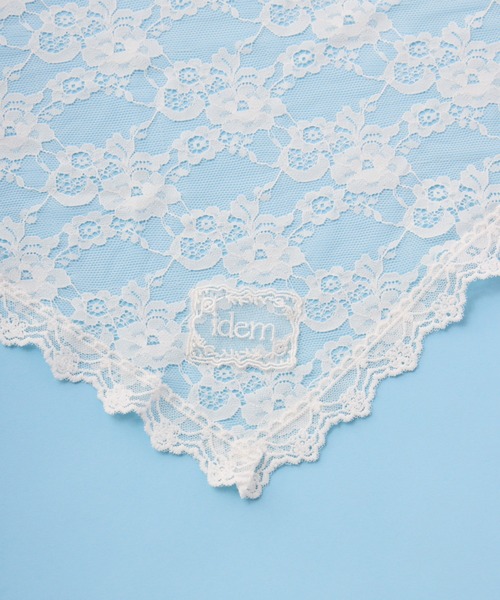 idem（イデム）の「idem big lace scarf  / マルチウェイビッグレーススカーフ（ストール/ショール・レディース・ホワイト・FREE）」の16枚目の写真