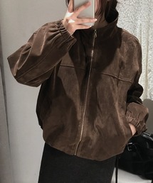 襟付きリラックスショートジャケット