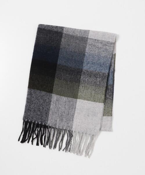 URBAN RESEARCH Sonny Label（アーバンリサーチサニーレーベル）の「ブロックチェックストール（ストール/ショール・レディース・グレー系その他/ブラウン系その他/ベージュ系その他・ONE）」の15枚目の写真