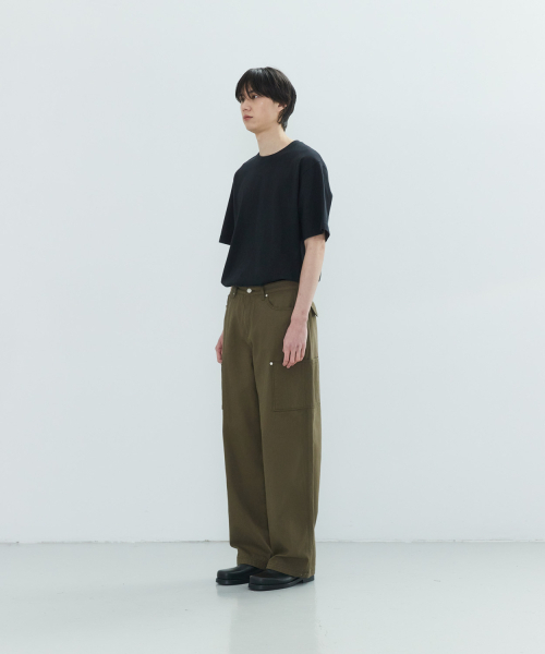 LEIRE（ルアール）の「オックスフォードサイドポケットワークパンツ[カーキ]（デニムパンツ・メンズ・その他・MEDIUM/LARGE/X-LARGE）」の6枚目の写真