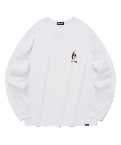 SAINTPAIN（セイントペイン）の「SP グレースマリーロングスリーブ-ホワイト（Tシャツ/カットソー・メンズ・その他・LARGE/MEDIUM）」の2枚目の写真