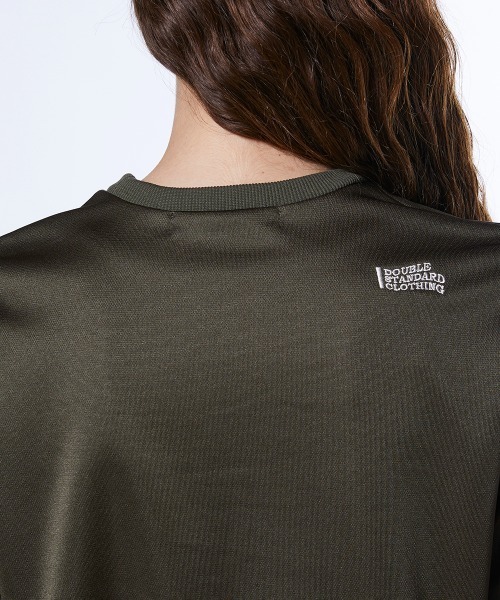 DOUBLE STANDARD CLOTHING（ダブルスタンダードクロージング）の「ブライトキング トラックレイヤードワンピース（ワンピース・レディース・カーキ/ブラック・36/38）」の15枚目の写真