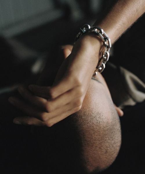 LIDNM（リドム）の「Llife CLOU TAPISSIER BRACELET（ブレスレット・メンズ・シルバー・FREE）」の4枚目の写真