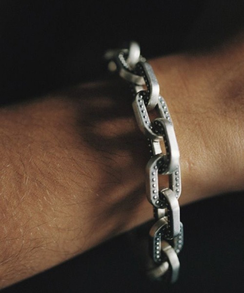 LIDNM（リドム）の「Llife CLOU TAPISSIER BRACELET（ブレスレット・メンズ・シルバー・FREE）」の12枚目の写真