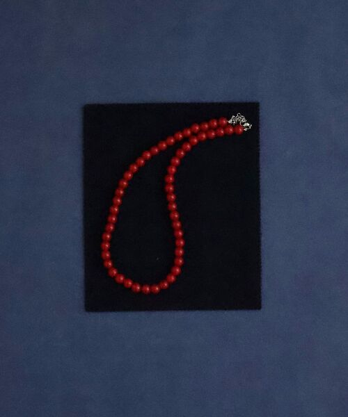le.coeur blanc（ルクールブラン）の「O ビーズネックレス（ネックレス・レディース・レッド/ブラック・FREE）」の11枚目の写真