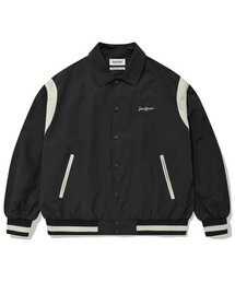SAINTPAIN（セイントペイン）の「SP NYLON VARSITY JACKET - BLACK（スタジャン）」