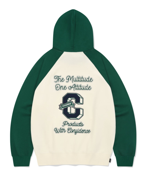 COVERNAT(カバーナット)の「フラッグラグランフードパーカーアイボリー(パーカー・レディース・その他・MEDIUM/SMALL/X-LARGE/LARGE)」の2枚目の写真