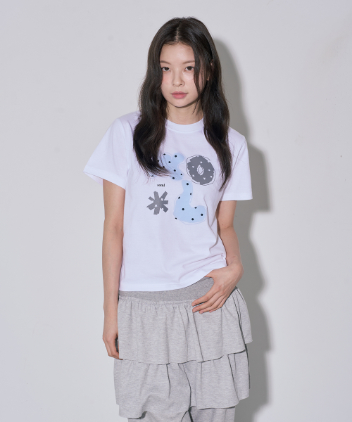 5OML(オーオーエムエル)の「o.m.l ロゴ 半袖Tシャツ ホワイト(Tシャツ/カットソー・レディース・ホワイト・FREE)」の2枚目の写真