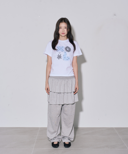5OML(オーオーエムエル)の「o.m.l ロゴ 半袖Tシャツ ホワイト(Tシャツ/カットソー・レディース・ホワイト・FREE)」の3枚目の写真