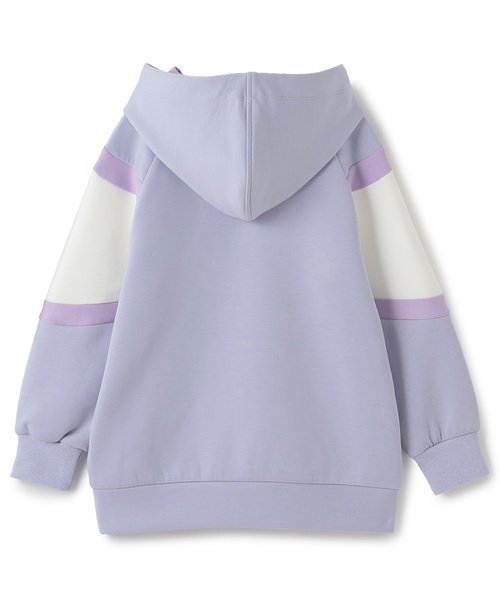 kate spade new york kids（ケイトスペードニューヨーク）の「ロゴラインフーディ（パーカー・キッズ・ラベンダー/ベージュ・160cm/140cm/130cm/120cm/150cm）」の3枚目の写真