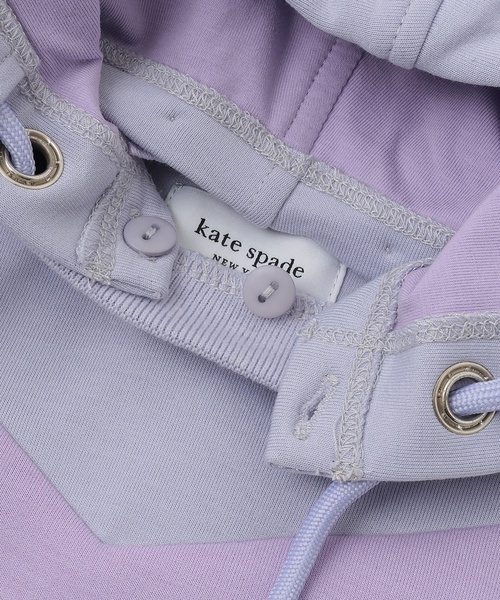 kate spade new york kids（ケイトスペードニューヨーク）の「ロゴラインフーディ（パーカー・キッズ・ラベンダー/ベージュ・160cm/140cm/130cm/120cm/150cm）」の6枚目の写真
