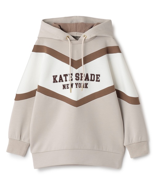 kate spade new york kids（ケイトスペードニューヨーク）の「ロゴラインフーディ（パーカー・キッズ・ラベンダー/ベージュ・160cm/140cm/130cm/120cm/150cm）」の10枚目の写真