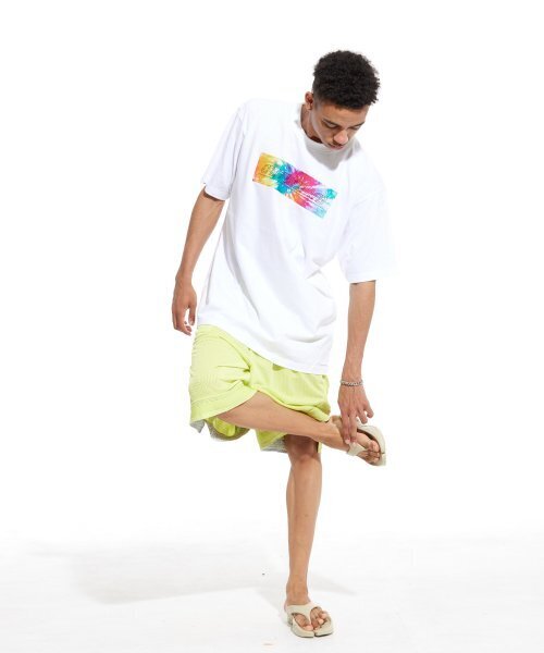 CREAM SODA LAB(クリームソーダラボ)の「LAB C.R. ビッグタイダイボックス半袖Tシャツ ホワイト(Tシャツ/カットソー・メンズ・その他・MEDIUM/X-LARGE/XX-LARGE/LARGE)」の3枚目の写真