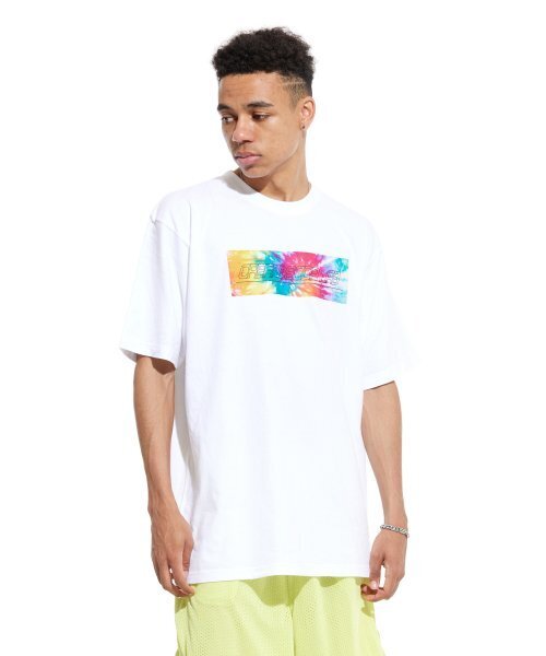CREAM SODA LAB(クリームソーダラボ)の「LAB C.R. ビッグタイダイボックス半袖Tシャツ ホワイト(Tシャツ/カットソー・メンズ・その他・MEDIUM/X-LARGE/XX-LARGE/LARGE)」の4枚目の写真