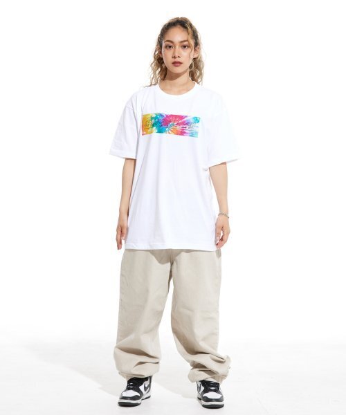 CREAM SODA LAB(クリームソーダラボ)の「LAB C.R. ビッグタイダイボックス半袖Tシャツ ホワイト(Tシャツ/カットソー・メンズ・その他・MEDIUM/X-LARGE/XX-LARGE/LARGE)」の5枚目の写真