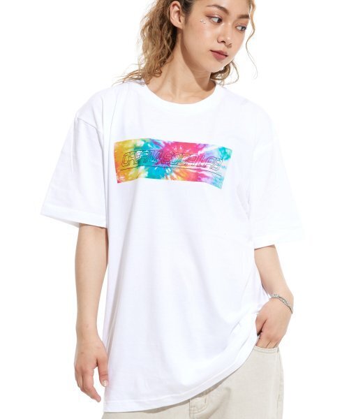 CREAM SODA LAB(クリームソーダラボ)の「LAB C.R. ビッグタイダイボックス半袖Tシャツ ホワイト(Tシャツ/カットソー・メンズ・その他・MEDIUM/X-LARGE/XX-LARGE/LARGE)」の7枚目の写真