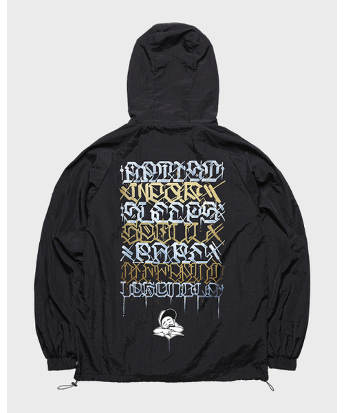 ARTISTWEAR（アーティストウェア）の「[ATW x BIG SLEEPS] LAレジェンド フードパーカー（ナイロンジャケット・レディース・ブラック・MEDIUM/LARGE/X-LARGE/XX-LARGE）」の8枚目の写真