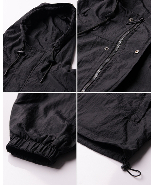 ARTISTWEAR（アーティストウェア）の「[ATW x BIG SLEEPS] LAレジェンド フードパーカー（ナイロンジャケット・レディース・ブラック・MEDIUM/LARGE/X-LARGE/XX-LARGE）」の9枚目の写真
