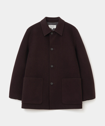 cashmere blend handmade car coat wine