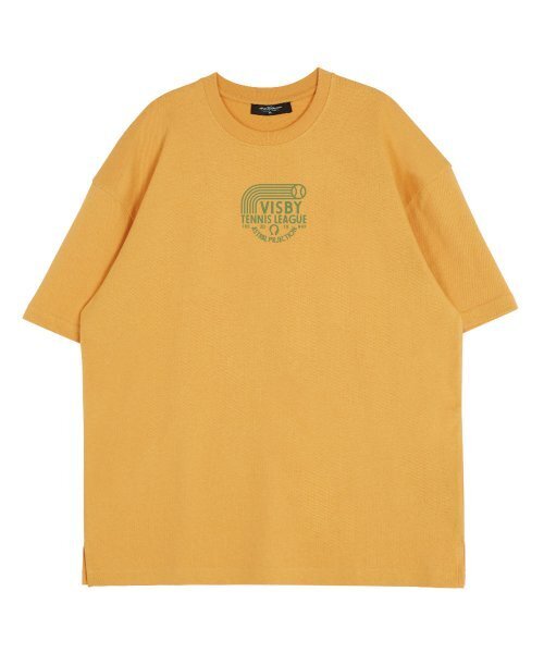 ASTRAL PROJECTION（アストラルプロジェクション）の「ビスビテニスリーグラウンドネック15番手綿半袖Tシャツ_チェダー（Tシャツ/カットソー・メンズ・その他・LARGE/X-LARGE）」の2枚目の写真