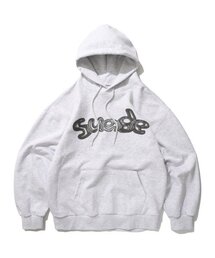 suade（スエード）の「BALLOON SUADE LOGO HOODIE [MELANGE GRAY]（パーカー）」