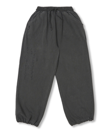 STIGMA（スティグマ）の「Applique STGM Pigment Washed Wide Jogger Pants Charcoal（スウェットパンツ）」