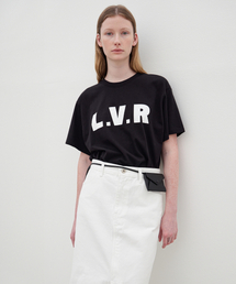 L.V.R Signature Cotton T-shirt - Black
